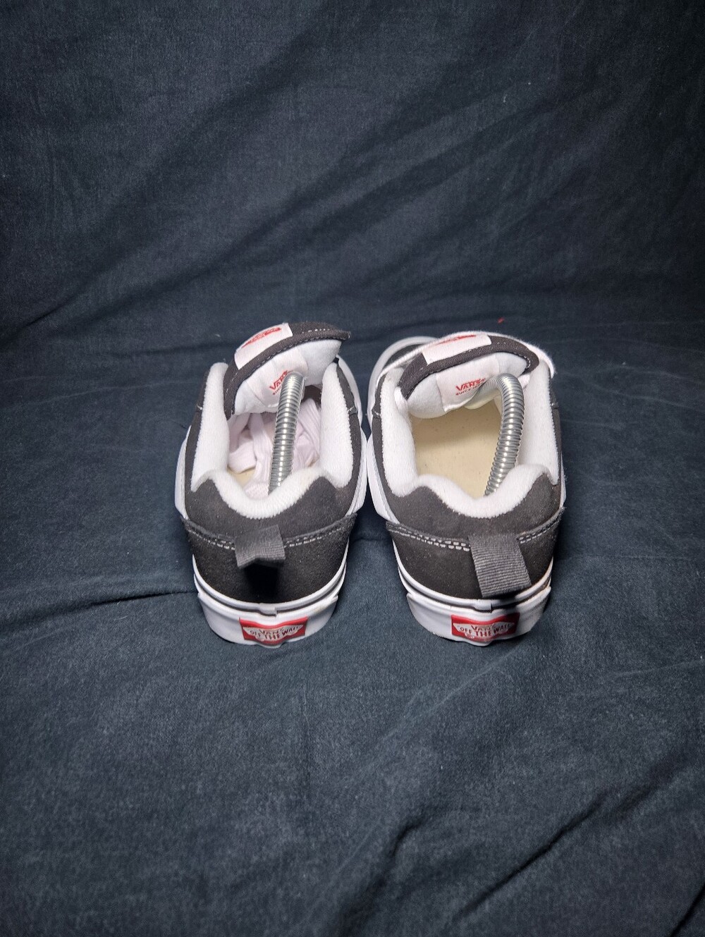 Vans Knu Skool Skate Shoes Womens Sz 7 Black Sneakers Skateboarding. - Picture 5 of 9